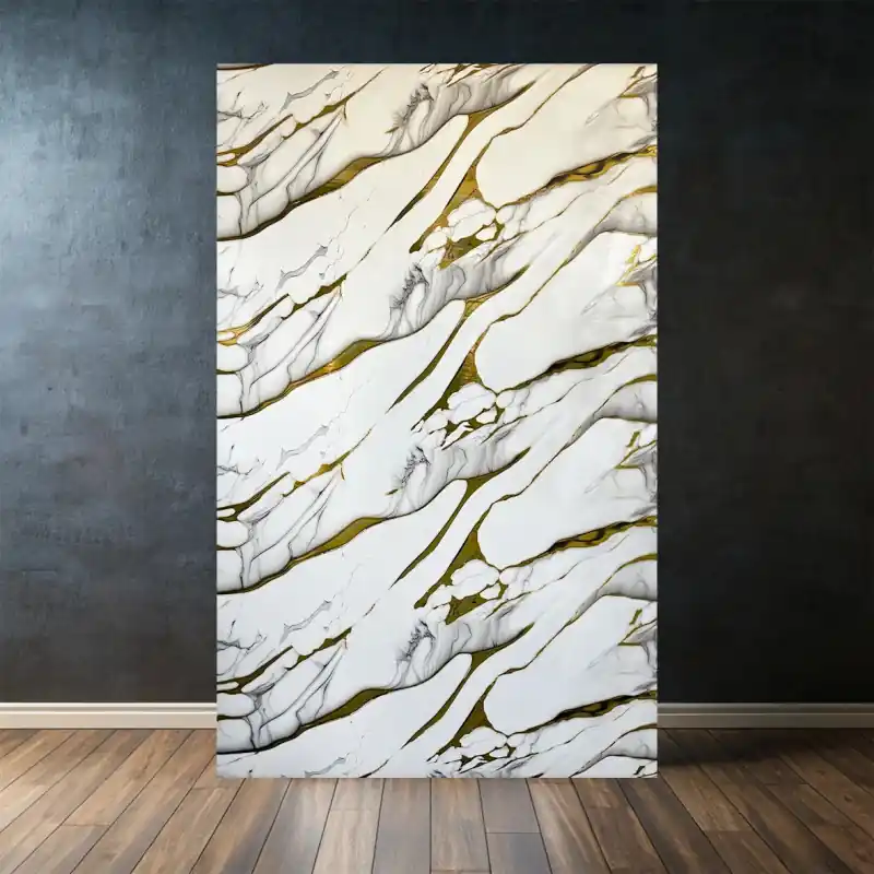 Nu rata Panou Decorativ Autocolant Premium TC-83104 „Lichid Gold Marble” – Panou Decorativ 3m x 1.2m