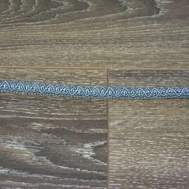 Broderie ingust pentru perdele, gri, 1,5cm Ieftin