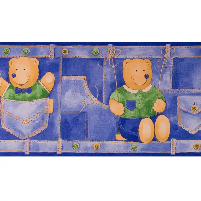 Comandă acum Bordura decorativa pentru copii, cu ursulet, H51424