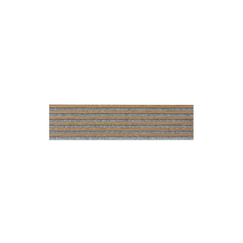Disponibil imediat Panou Riflaj pe suport pasla Gri 2700 x 300mm W23