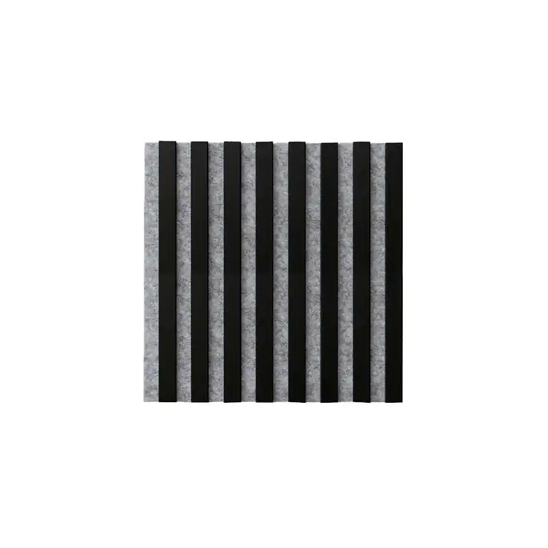 Cel mai bun preț Panou Riflaj pe suport pasla Gri 400 x 400mm W13