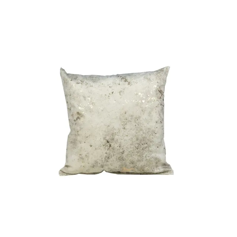 Premium Perna decorativa, catifea, crem, auriu, 35cm x 35cm