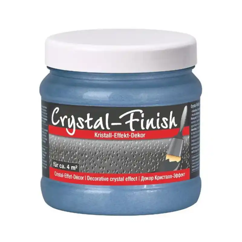 Vopsea Decorativa cu Granule de Cristal, Sidefata, Crystal Finish, culoare Pacific Cel mai bun preț