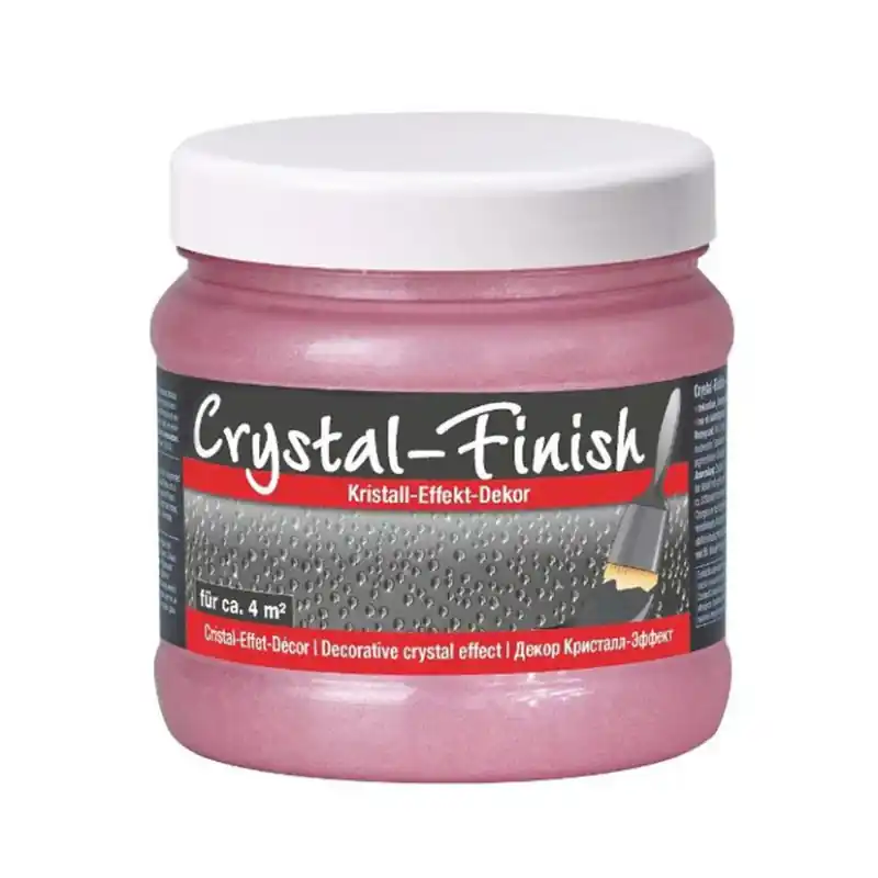 Vopsea Decorativa cu Granule de Cristal, Sidefata, Crystal Finish, culoare Sunrise Doar azi