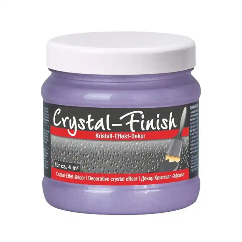 Cel mai vândut Vopsea Decorativa cu Granule de Cristal, Sidefata, Crystal Finish, culoare Mystic