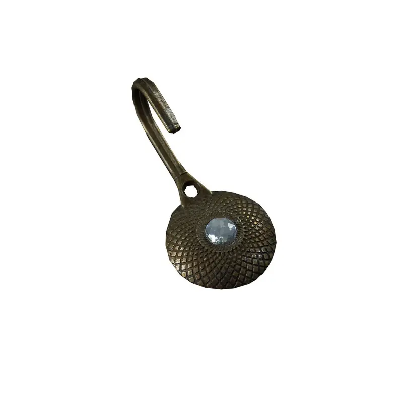 Bestseller Rozeta carlig Auriu Antic Rotund - cristal mic