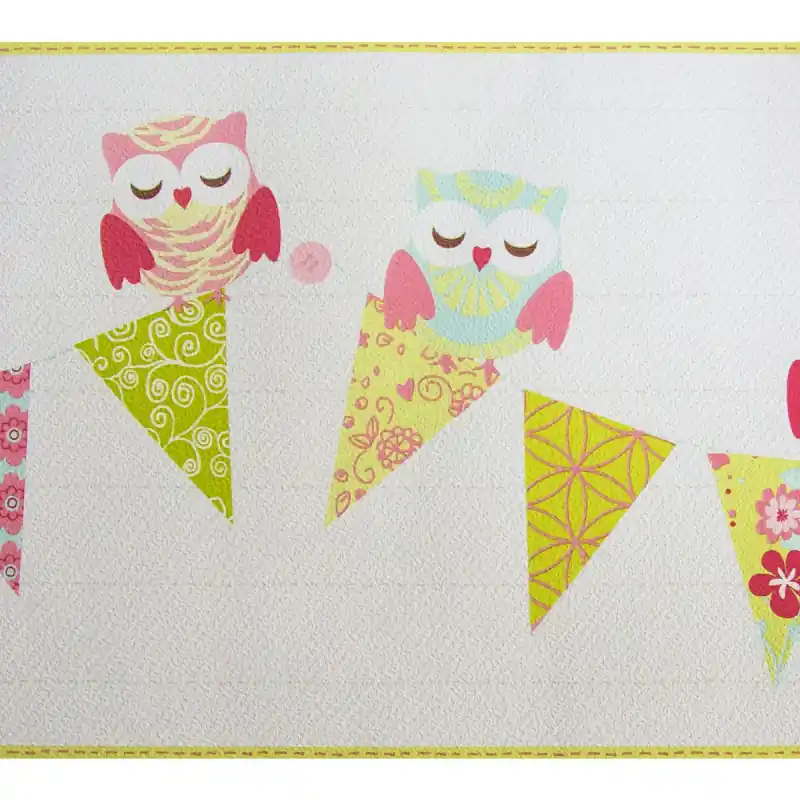 Ofertă specială Bordura de copii, cu bufnite, Happy Kids 05586-20