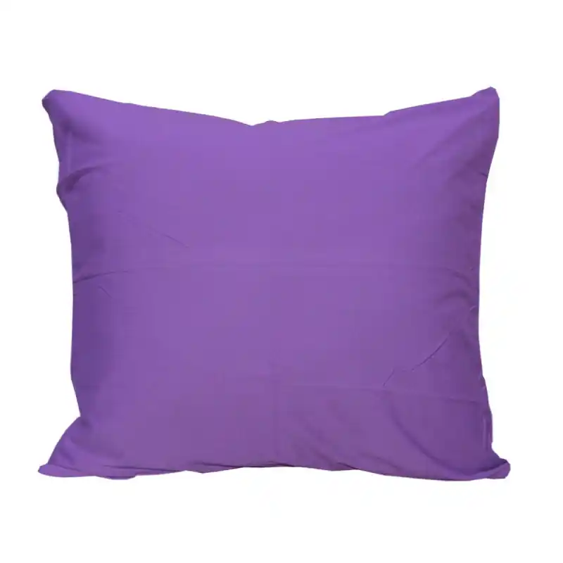 Fata de perna, bumbac, cu fermoar, simplu, 70x70cm, mov Disponibil imediat