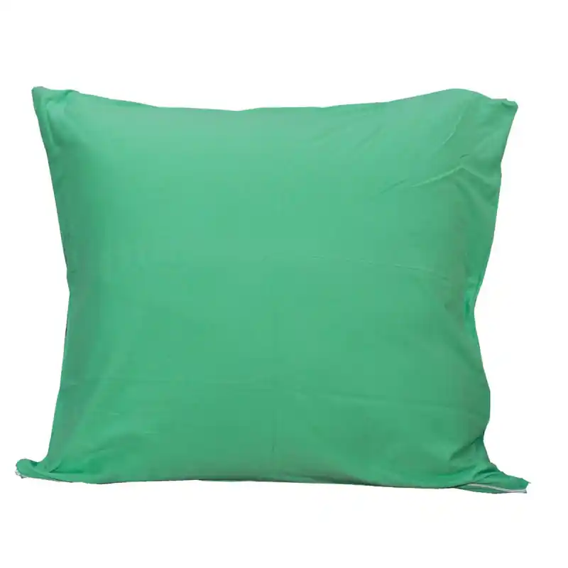 Fata de perna, bumbac, cu fermoar, simplu, 70x70cm, verde Doar azi