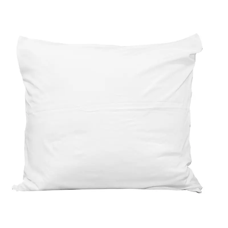 Fata de perna, bumbac, cu fermoar, simplu, 70x70cm, alb Ofertă de sezon