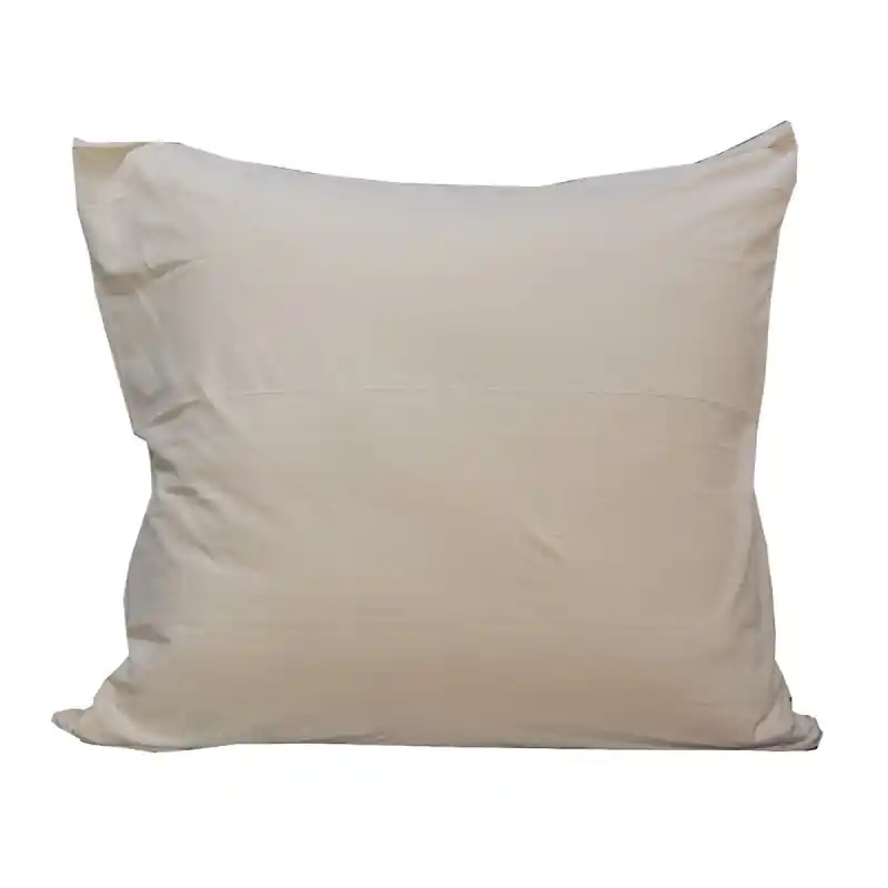 Preferatul clienților Fata de perna, bumbac, cu fermoar, simplu, 70x70cm, bej