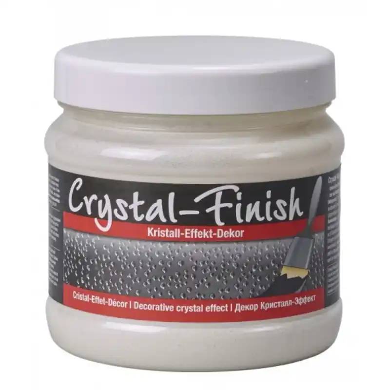 Vopsea Decorativa cu Granule de Cristal, Sidefata, Crystal Finish, culoare lumi sun Retur ușor