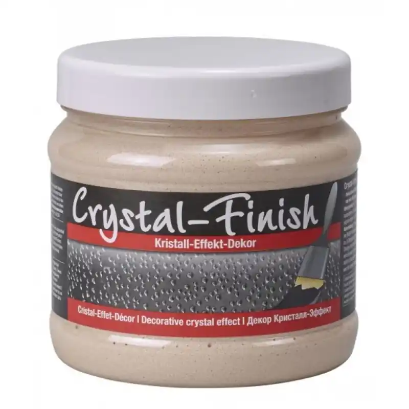 Preferatul clienților Vopsea Decorativa cu Granule de Cristal, Sidefata,Crystal Finish, culoare Creme
