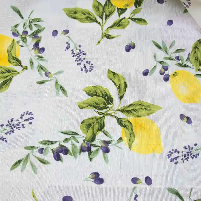 Draperie bucatarie lamaie cu masline Reducere specială