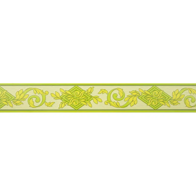 Lichidare de stoc Bordura decorativa pentru tapet, clasic, verde, 5.3cm x 10m, F802-145