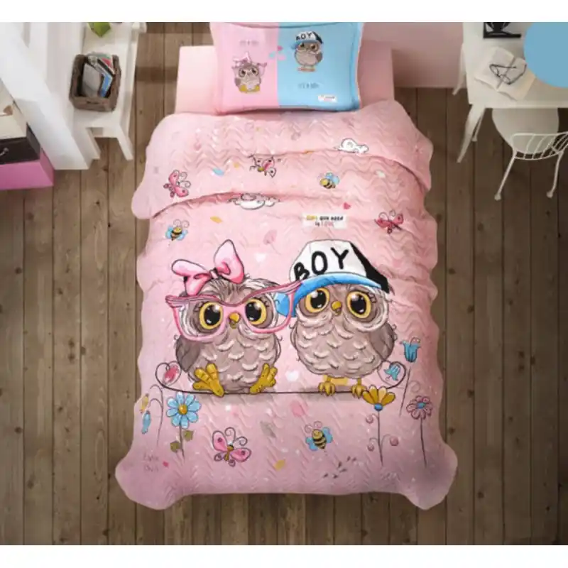 Set cuvertura Copii bumbac 1 persoana - Puhu Preț promoțional