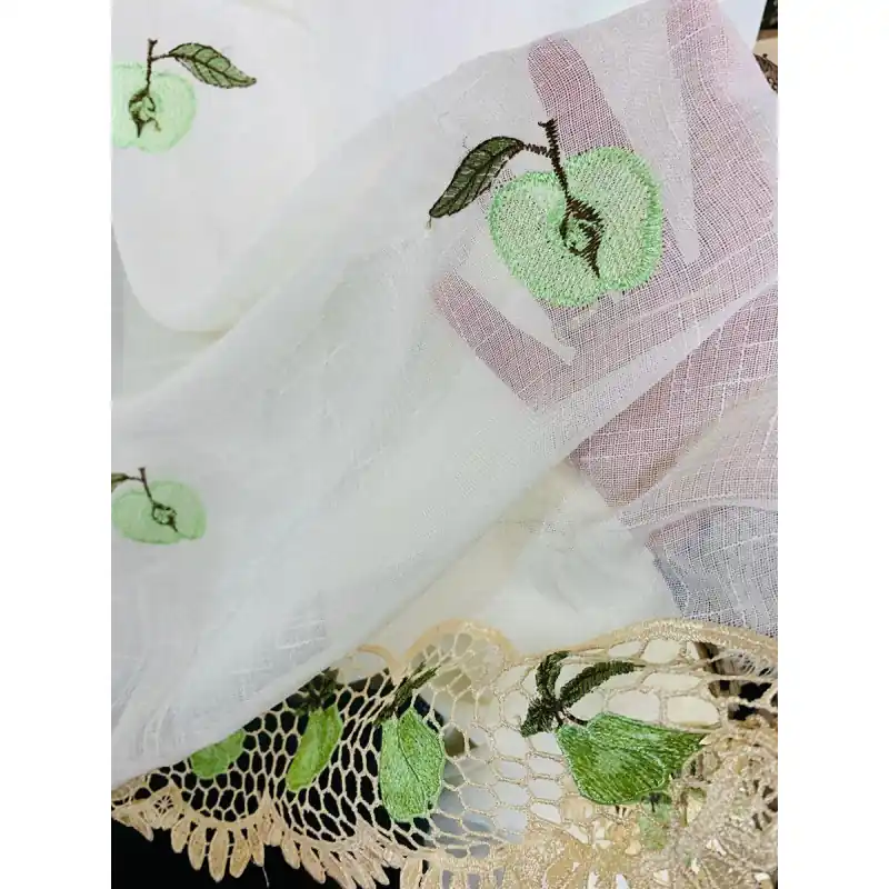 Comandă acum Perdea bucatarie LMK-1 Green Apple