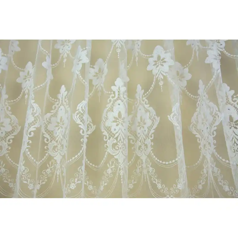 Reducere extra Perdea tul cu broderie 724880-v9