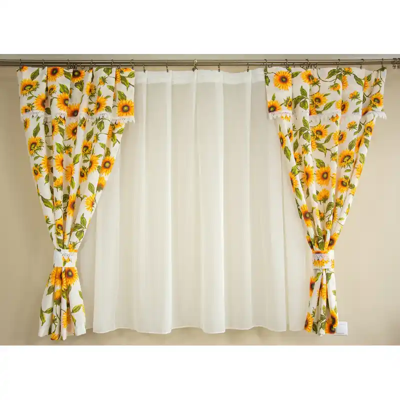 Draperie bucatarie floarea soarelui Ofertă de sezon