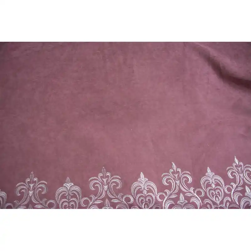 Noutate Draperie Soft Brodat - Plamaniu