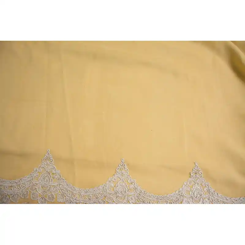 Disponibil imediat Draperie Soft Brodat - Galben