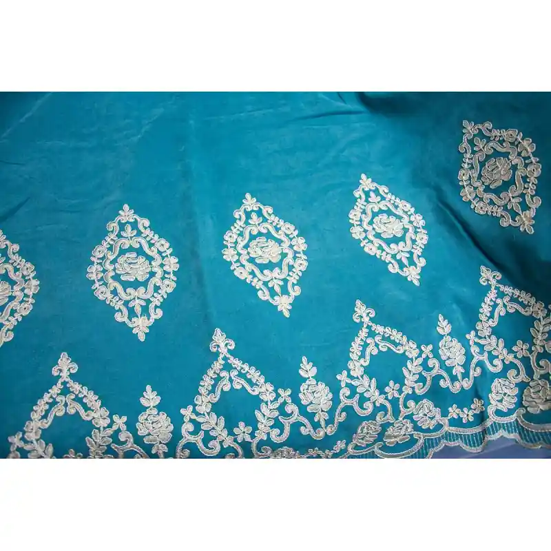 Vezi acum Draperie Soft Brodat - Turcoaz