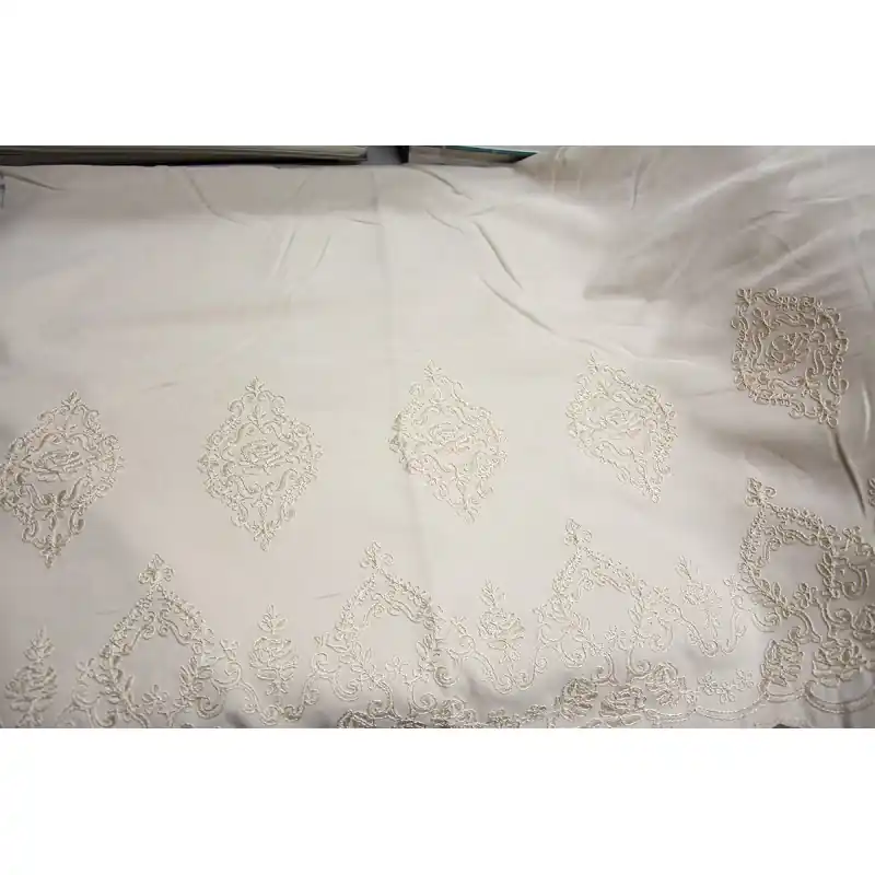 Super ofertă Draperie Soft Brodat - Crem