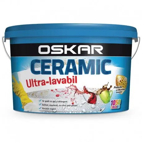 Ieftin Vopsea Oskar Ceramic 2.5L antibacteriana