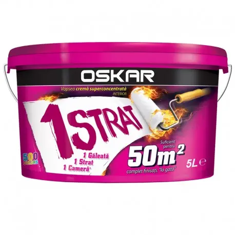 Vopsea crema Oskar 1 STRAT 5L Ultima șansă