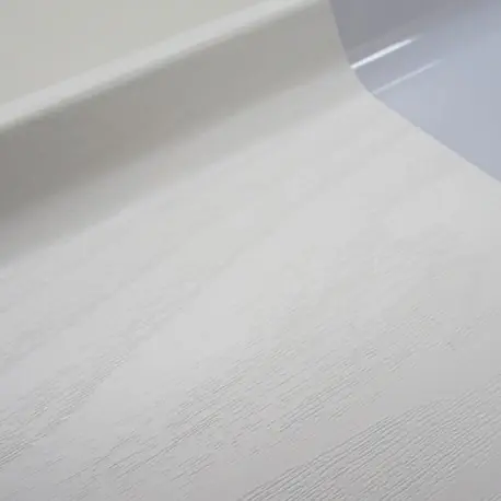 Promoție Autocolant mobila furnir Pin alb mat 90 cm