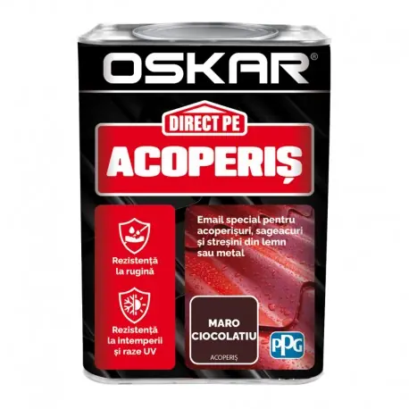 Vopsea Oskar Direct Pe Acoperis - maro ciocolatiu 0.75L Cel mai bun preț