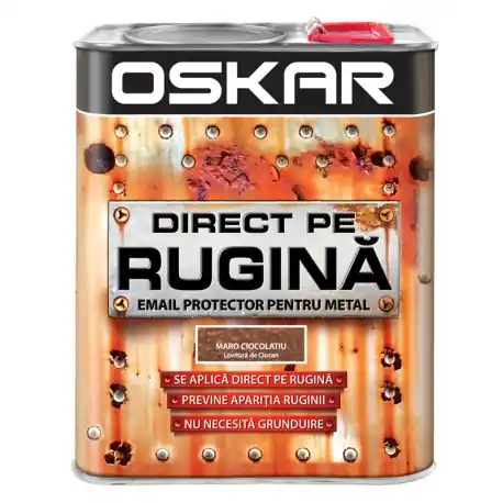 Ieftin Vopsea Oskar Direct pe Rugina Maro Ciocolatiu Lovitura de Ciocan 2.5l