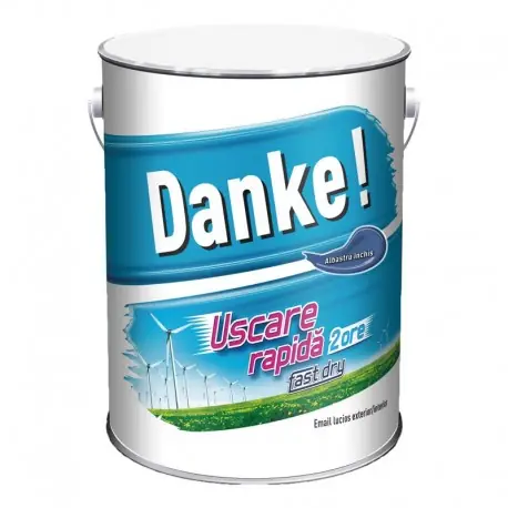 Vopsea lucioasa Danke Exterior Albastru inchis 4L Ieftin