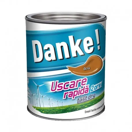 Reducere extra Vopsea lucioasa Danke Exterior Ocru 0.75L