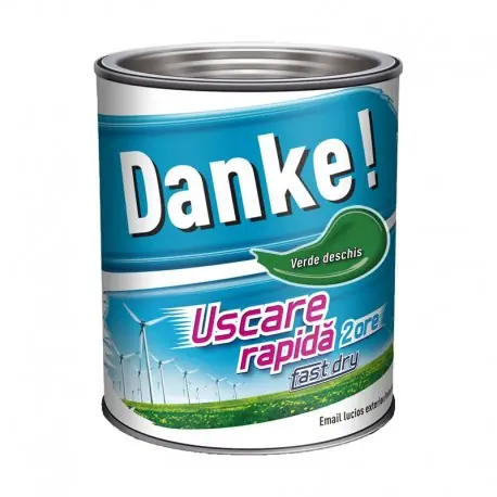 Vopsea lucioasa Danke Exterior Verde deschis 2.5L Ofertă limitată