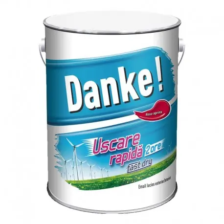 Noutate Vopsea lucioasa Danke Exterior Rosu aprins 4L
