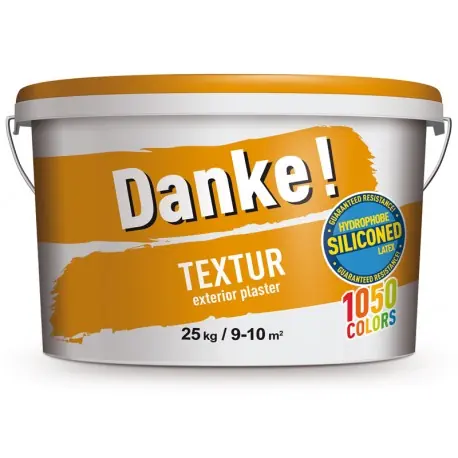 Tencuiala decorativa Danke Textur baza alba Doar azi
