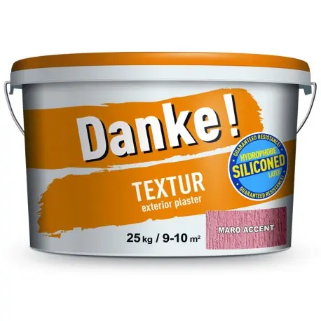 Retur ușor Tencuiala decorativa Danke Textur Maro Accent