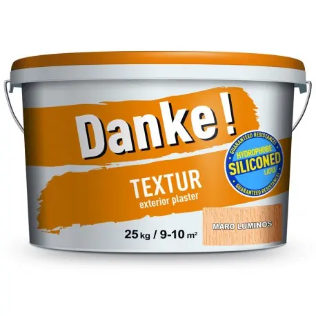 Ieftin Tencuiala decorativa Danke Textur Maro Luminos