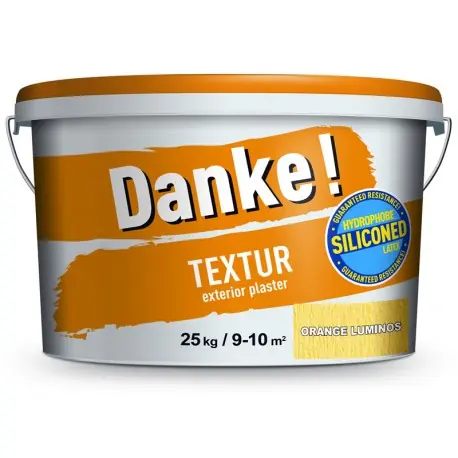 Tencuiala decorativa Danke Textur Orange Luminos Super ofertă