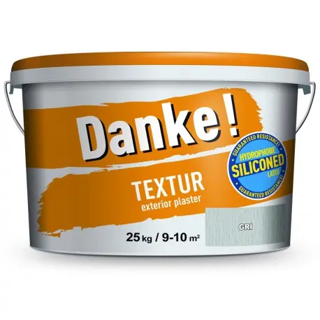 Preț mic Tencuiala decorativa Danke Textur Gri