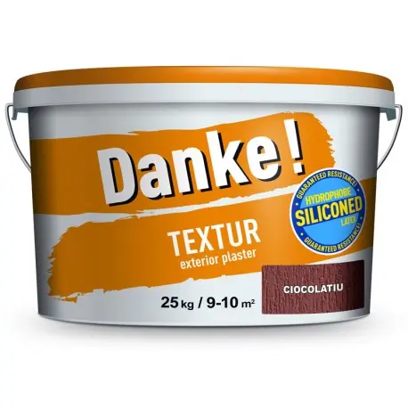 Tencuiala decorativa Danke Textur Ciocolatiu Doar azi