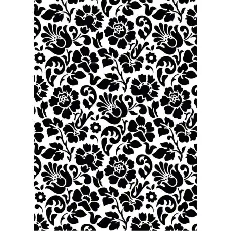 Calitate înaltă Autocolant decorativ Baroc negru 45cm
