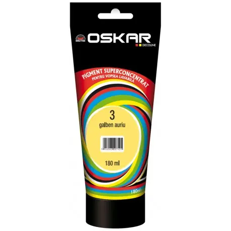 Pigment Oskar Galben Auriu 180 ml pentru vopsea lavabila Cel mai vândut