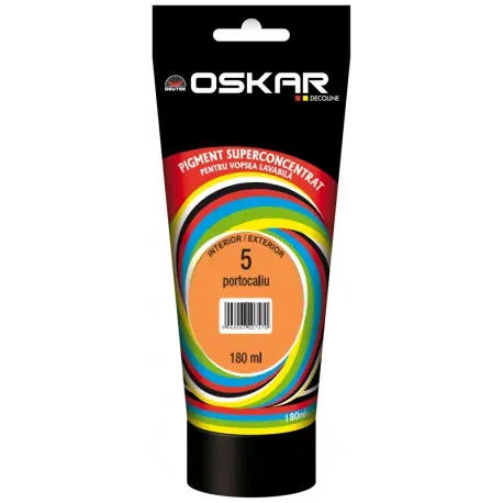 Pigment Oskar Portocaliu 180 ml pentru vopsea lavabila Retur ușor