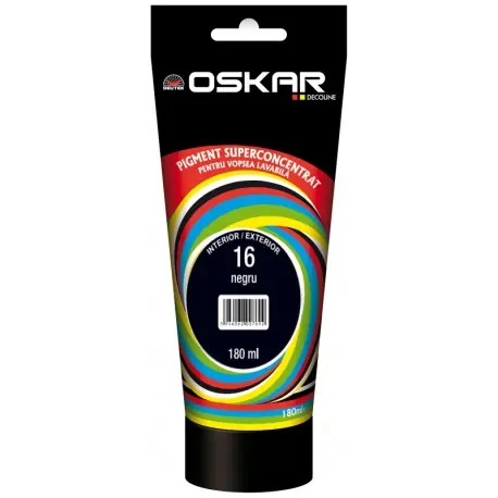 Doar azi Pigment Oskar Negru 180 ml pentru vopsea lavabila