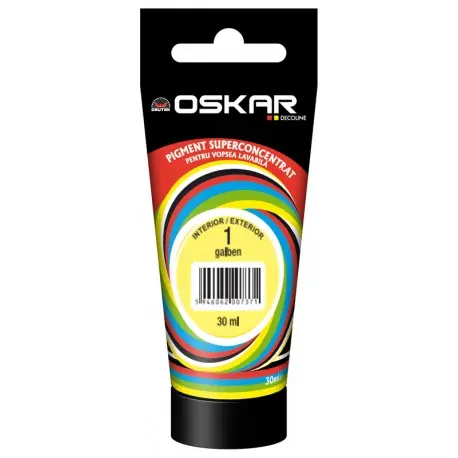 Pigment Oskar Galben 30 ml pentru vopsea lavabila Ofertă specială