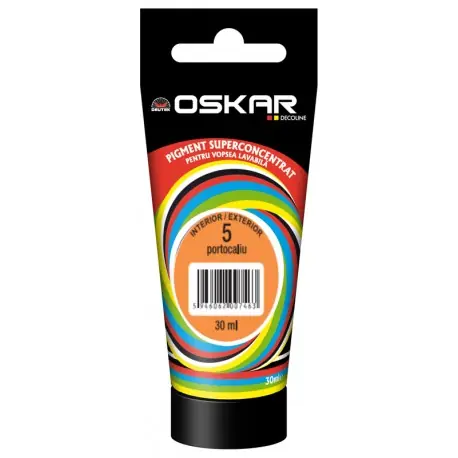 Pigment Oskar Portocaliu 30 ml pentru vopsea lavabila Popular