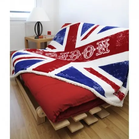 Patura pufoasa London cu steag UK Cel mai vândut