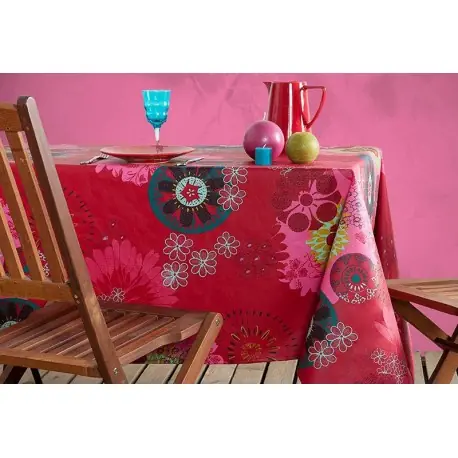 Mai ieftin Fata de masa Mandala rosu 155x155cm